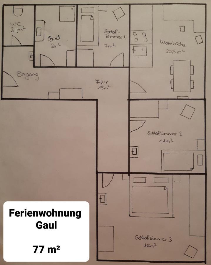 Ferienwohnung Gaul 里登堡 外观 照片